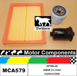 FILTER SERVICE KIT for KIA OPTIMA GD G6BAE 2.7L Petrol 05/2004-07/2006