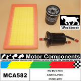 FILTER SERVICE KIT for KIA RIO BC M-Tech A5DE 1.5L Petrol 01/2003-2005