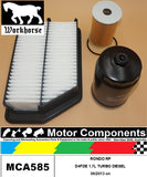 FILTER SERVICE KIT for KIA RONDO RP D4FDE 1.7L TURBO DIESEL 06/2013 on