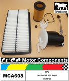FILTER SERVICE KIT for MAZDA MPV LW GY-DEE 2.5L Petrol 08/99>02