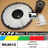 FILTER SERVICE KIT for MITSUBISHI  LANCER CB  4G15 1.5L Petrol 12/91>09/92