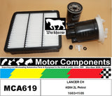 FILTER SERVICE KIT for MITSUBISHI  LANCER CH 4G94 2L Petrol 10/03>11/05