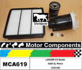 FILTER SERVICE KIT for MITSUBISHI  LANCER CH Sedan 4G94 2L Petrol 10/03>06