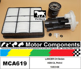 FILTER SERVICE KIT for MITSUBISHI  LANCER CH Sedan 4G94 2L Petrol 10/03>06