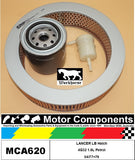 FILTER SERVICE KIT for MITSUBISHI  LANCER LB Hatch 4G32 1.6L Petrol 04/77>79