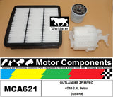 FILTER SERVICE KIT for MITSUBISHI  OUTLANDER ZF MIVEC 4G69 2.4L Petrol 05/04>06