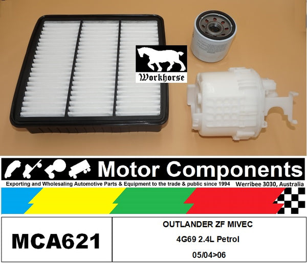 FILTER SERVICE KIT for MITSUBISHI  OUTLANDER ZF MIVEC 4G69 2.4L Petrol 05/04>06