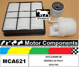 FILTER SERVICE KIT for MITSUBISHI  OUTLANDER ZE 4G64A 2.4L Petrol 01/03>07/04