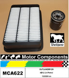 FILTER SERVICE KIT for MITSUBISHI  OUTLANDER ZH 4B12 2.4L Petrol 10/2009 on