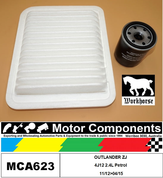 FILTER SERVICE KIT for MITSUBISHI  OUTLANDER ZJ 4J12 2.4L Petrol 11/12>04/15