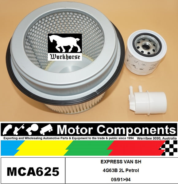 FILTER SERVICE KIT for MITSUBISHI  EXPRESS VAN SH 4G63B  2L Petrol 09/91>94