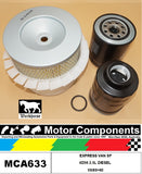 FILTER SERVICE KIT for MITSUBISHI  EXPRESS VAN SF 4D56 2.5L DIESEL 09/89>90