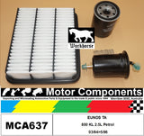 FILTER SERVICE KIT for MADZA  EUNOS TA 800 KL 2.5L Petrol 03/94>05/96