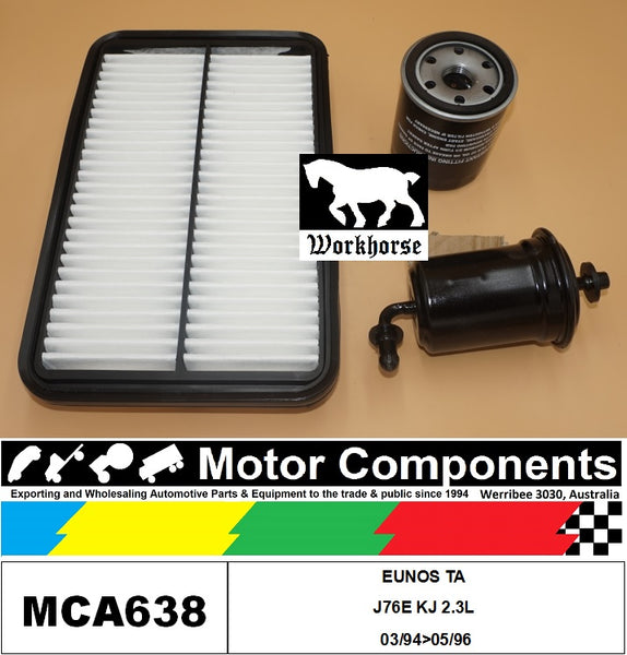 FILTER SERVICE KIT for MADZA EUNOS TA J76E KJ 2.3L Petrol 03/94>05/96