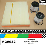 FILTER SERVICE KIT for Opel INSIGNIA GA A20DTH 2L Turbo Diesel 08/2012 on