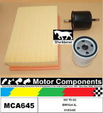 FILTER SERVICE KIT for Peugeot 307 T5 CC EW10J4 2L Petrol 01/03>05
