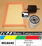 FILTER SERVICE KIT for Peugeot 206 CC Cabrio EW10J4 2L Petrol 10/01>07