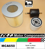 FILTER SERVICE KIT for Peugeot 206 TU3JP 1.4L Petrol 03/04 > 02/07