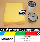 FILTER SERVICE KIT for Peugeot 306 N5 XRDT XUD9TE 1.9L Turbo Diesel 04/96>05/00