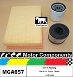 FILTER SERVICE KIT for Peugeot  307 T5 Touring DW10 2L Turbo Diesel 01/03>05
