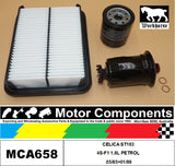 FILTER SERVICE KIT for TOYOTA CELICA ST163 4S-F1 1.8L PETROL 05/85>01/89