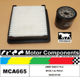 FILTER SERVICE KIT for SUZUKI JIMNY SN413 T3 T4 M13A 1.3L Petrol 9/02>1/05