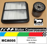 FILTER SERVICE KIT for SUZUKI LIANA Series I M16A 1.6L Petrol 10/01>02/04