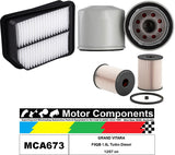 FILTER SERVICE KIT for SUZUKI GRAND VITARA F9QB 1.9L Turbo Diesel 12/07 on