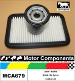 FILTER SERVICE KIT for SUZUKI SWIFT RS416 M16A 1.6L Petrol 10/06>01/11