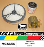 FILTER SERVICE KIT for SUZUKI SWIFT SF413 G13B 1.3L Petrol 01/89>00