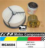 FILTER SERVICE KIT for SUZUKI SWIFT SF413 G13B 1.3L Petrol 01/89>00