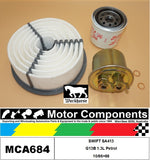FILTER SERVICE KIT for SUZUKI SWIFT SA413 G13B 1.3L Petrol 10/86>88