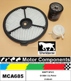 FILTER SERVICE KIT for SUZUKI SWIFT SF413 G13BA 1.3L Petrol 01/89>91