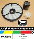 FILTER SERVICE KIT for SUZUKI SWIFT SF G13BA 1.3L Petrol 10/90>09/95