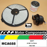 FILTER SERVICE KIT for SUZUKI SWIFT G13B 1.3L Petrol 1992-1993
