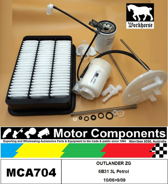 FILTER SERVICE KIT for Mitsubishi OUTLANDER ZG 6B31 3L Petrol 10/06>09/09