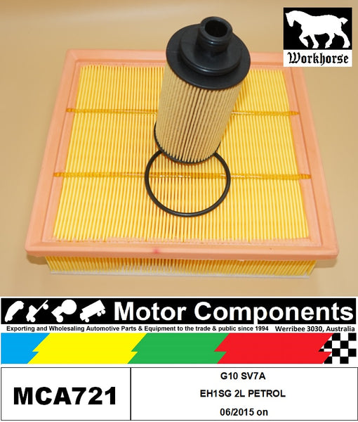 FILTER SERVICE KIT for LDV  G10 SV7A EH1SG 2L PETROL 06/2015 on
