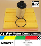 FILTER SERVICE KIT for LDV G10 SV7C 4G69 2.4L PETROL 11/2015 on