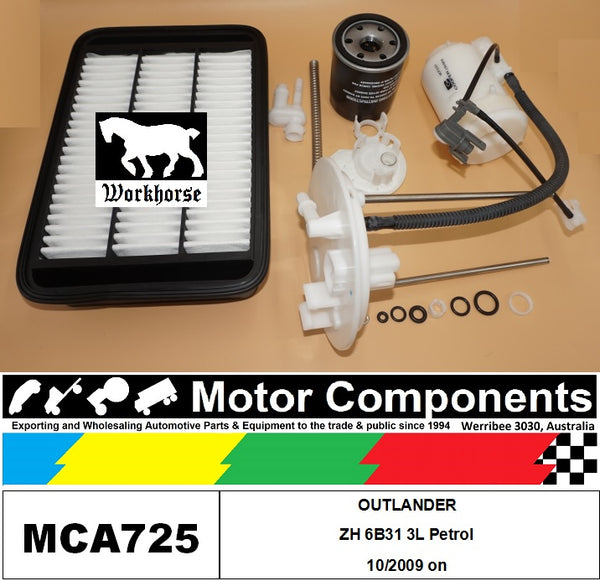 FILTER SERVICE KIT for Mitsubishi OUTLANDER ZH 6B31 3L Petrol 10/2009 on