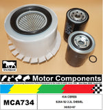 FILTER SERVICE KIT for KIA CERES S28A S2 2.2L DIESEL 06/92>97