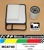 FILTER SERVICE KIT for SUZUKI ALTO HA25S H25V K6A 0.7L PETROL 12/09 ON