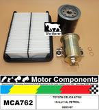 FILTER SERVICE KIT for TOYOTA CELICA AT160 1S-ILU 1.8L PETROL 08/85>97