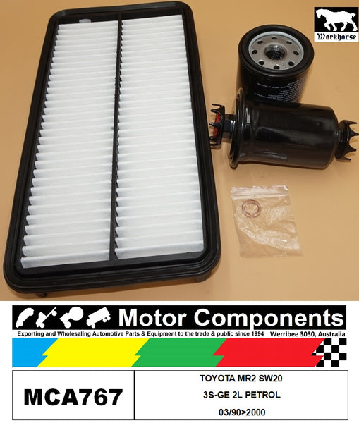 FILTER SERVICE KIT FOR TOYOTA MR2 SW20 3S-GE 2L PETROL 03/90>2000