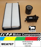 FILTER SERVICE KIT for TOYOTA CELICA GT 3S-GE 2L PETROL 01/88>12/90