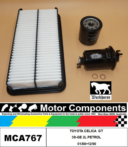 FILTER SERVICE KIT for TOYOTA CELICA GT 3S-GE 2L PETROL 01/88>12/90