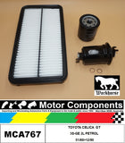 FILTER SERVICE KIT for TOYOTA CELICA GT 3S-GE 2L PETROL 01/88>12/90