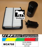 FILTER SERVICE KIT for TOYOTA CRESSIDA MX62. 5M-E, 5M-GE 01/81>12/85