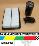 FILTER SERVICE KIT for TOYOTA CHASER MX61 M-TEU 2L PETROL 10/81>08/84