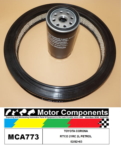 FILTER SERVICE KIT for TOYOTA CORONA RT133 21RC 2L PETROL 02/82>83