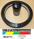 FILTER SERVICE KIT for TOYOTA CORONA RT133 21RC 2L PETROL 02/82>83